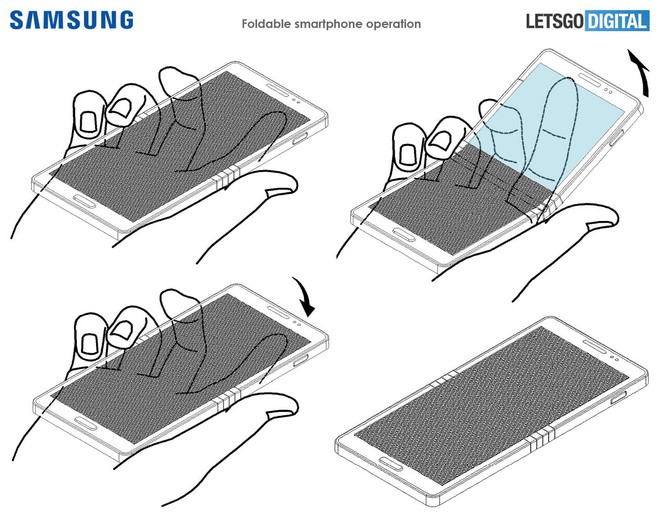 Smartphone màn hình gập của Samsung sẽ có thiết kế kiểu vỏ sò? - Ảnh 1.