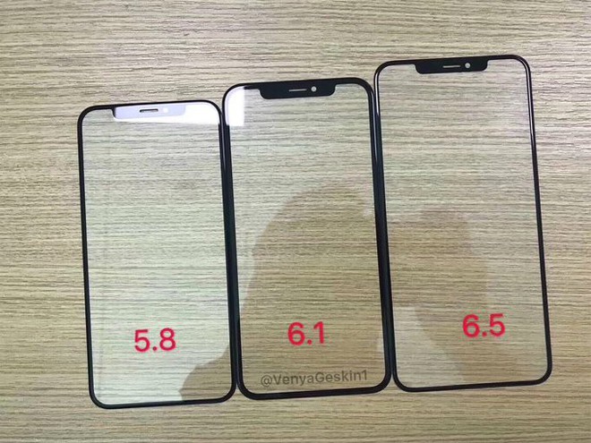 Lộ kính màn hình bộ ba iPhone 2018, iPhone LCD 6.1 inch có viền mỏng ấn tượng - Ảnh 1.