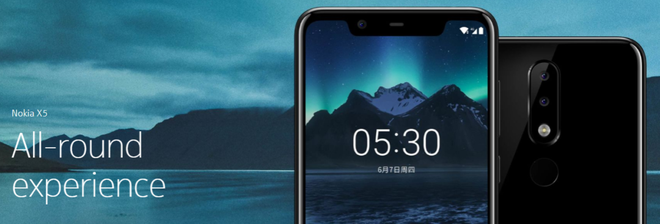 Nokia X5 chính thức ra mắt, màn hình 5.86 inch tai thỏ, chip Helio P60, giá 149 USD - Ảnh 1.