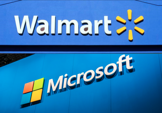 Microsoft bắt tay với chuỗi siêu thị Walmart nhằm lật đổ Amazon trên mọi phương diện - Ảnh 1.