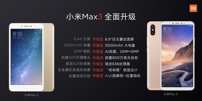 Xiaomi Mi Max 3 chính thức, màn 6.9 inch, Snapdragon 636, pin 5.500 mAh, giá 252 USD - Ảnh 11.