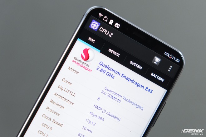 
Nâng cấp lớn nhất của Zenfone 5z là con chip Snapdragon 845
