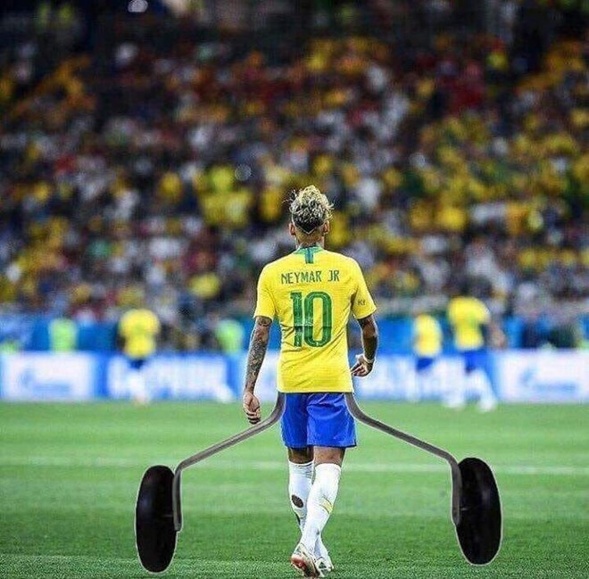 [World Cup 2018] Tài tử Neymar bị Internet chế hài cực mạnh sau pha ăn vạ vụng về với Serbia - Ảnh 5.