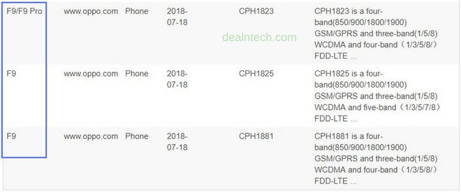 Oppo F9 và F9 Pro đã được chứng nhận Bluetooth, sẽ ra mắt trong tháng 8 - Ảnh 2.