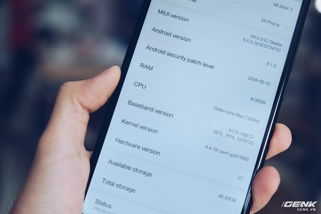 Mở hộp Xiaomi Mi Max 3 mới về VN: Màn hình lớn, pin trâu, giá gần 7 triệu đồng - Ảnh 15.