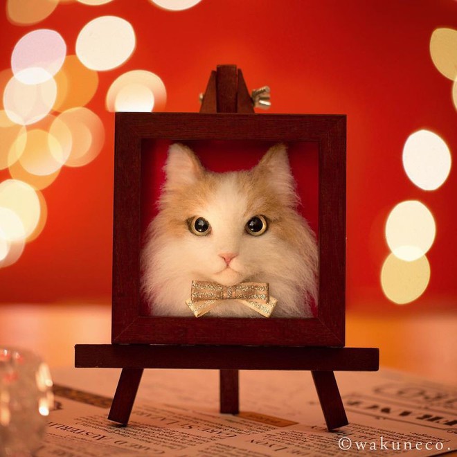 Nghệ sĩ Nhật Bản khiến cư dân mạng trầm trồ vì khả năng tạo hình mèo 3D từ len giống y như mèo thật - Ảnh 7.