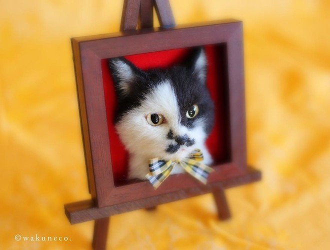Nghệ sĩ Nhật Bản khiến cư dân mạng trầm trồ vì khả năng tạo hình mèo 3D từ len giống y như mèo thật - Ảnh 8.