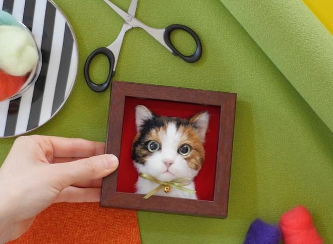 Nghệ sĩ Nhật Bản khiến cư dân mạng trầm trồ vì khả năng tạo hình mèo 3D từ len giống y như mèo thật - Ảnh 16.