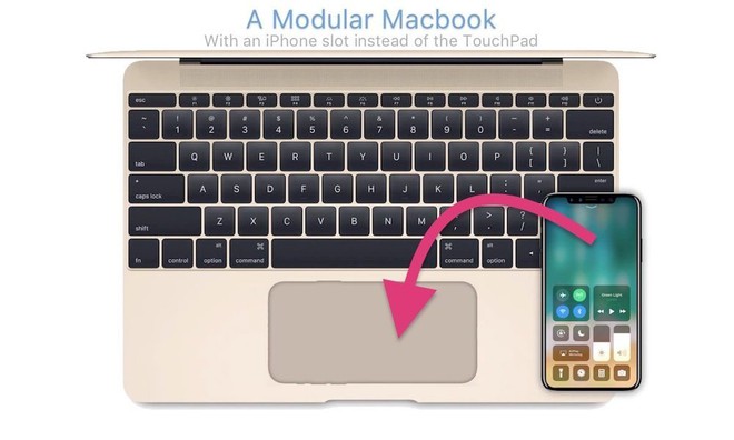 iPhone có thể được sử dụng như màn hình cảm ứng của MacBook trong tương lai - Ảnh 1.
