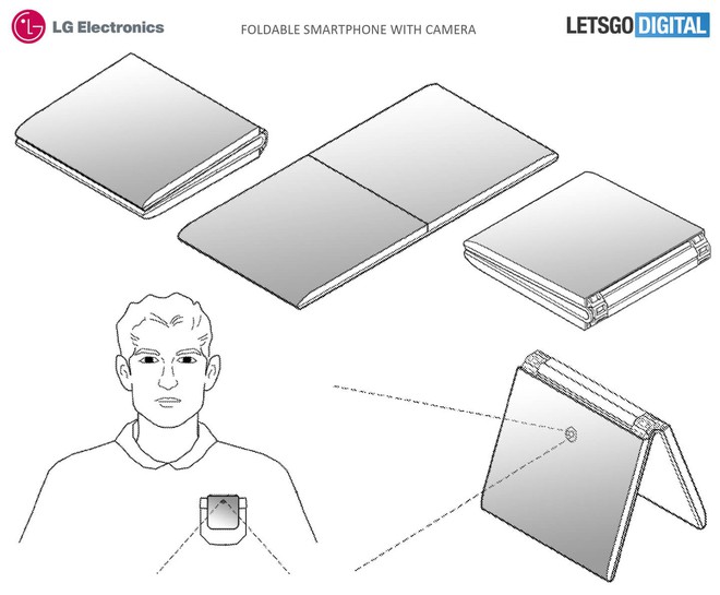 Không chịu thua chị kém em, LG cũng đệ trình sáng chế smartphone màn hình gập - Ảnh 3.
