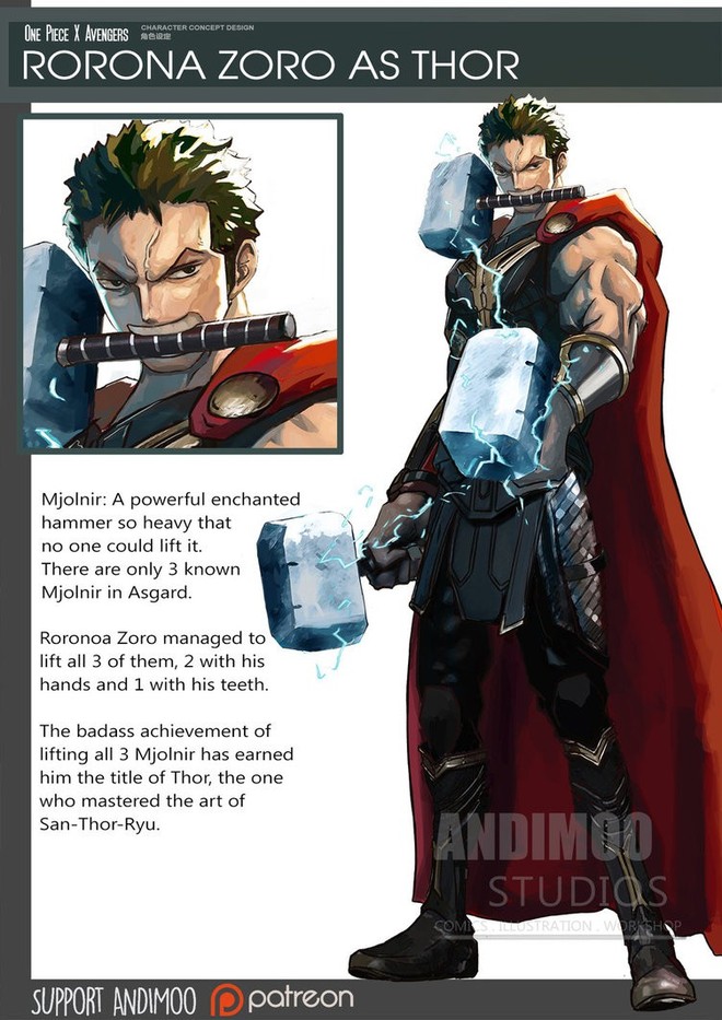Sẽ ra sau nếu như các hình tượng nổi tiếng trong manga trở thành siêu anh hùng Marvel? - Ảnh 14.