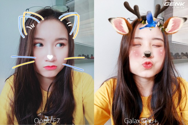 Samsung Galaxy A6 vs. Oppo F7: 24MP và 25MP, đâu là chuyên gia selfie đích thực? - Ảnh 3.