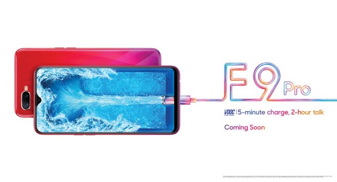 Oppo F9 Pro lộ diện, tai thỏ nhỏ như giọt nước, sạc 5 phút gọi điện 2 tiếng, camera kép phía sau - Ảnh 1.