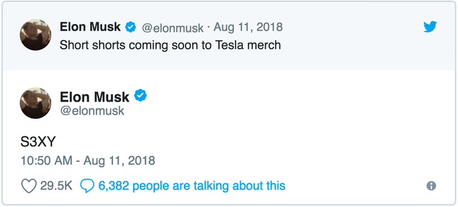 Để chọc ngoáy những người bán khống cổ phiếu, Elon Musk sẽ cho ra mắt quần đùi nhãn hiệu Tesla - Ảnh 3.
