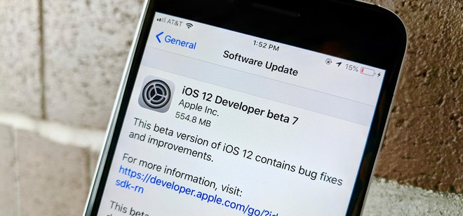 Chỉ vài tiếng sau khi được phát hành, Apple ngừng cập nhật iOS 12 Beta 7 do có quá nhiều lỗi - Ảnh 2.