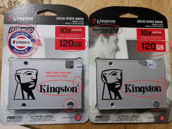 SSD Kingston nhái bày bán tràn lan trên thị trường với nhiều thủ đoạn tinh vi - Ảnh 6.