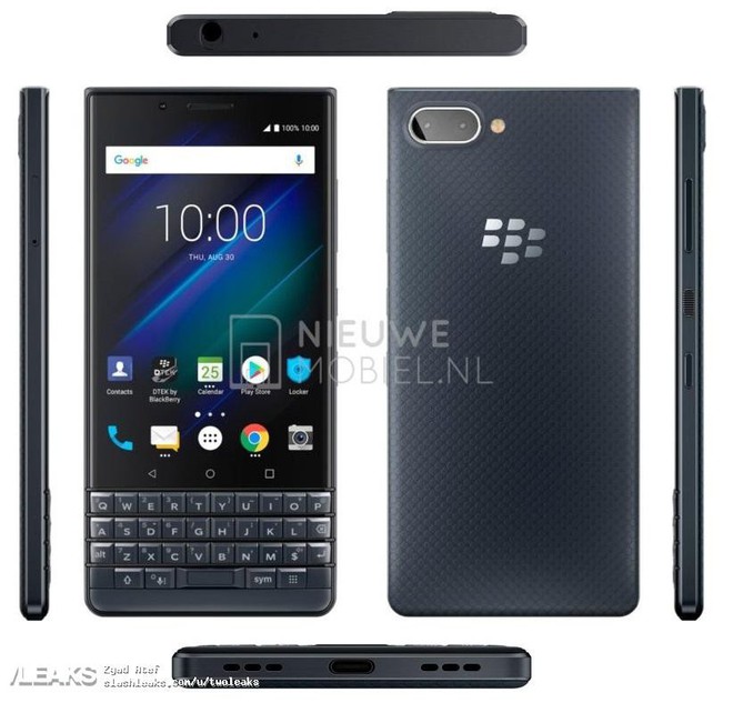 BlackBerry KEY2 LE lộ diện mọi góc độ trong ảnh dựng mới rò rỉ - Ảnh 1.