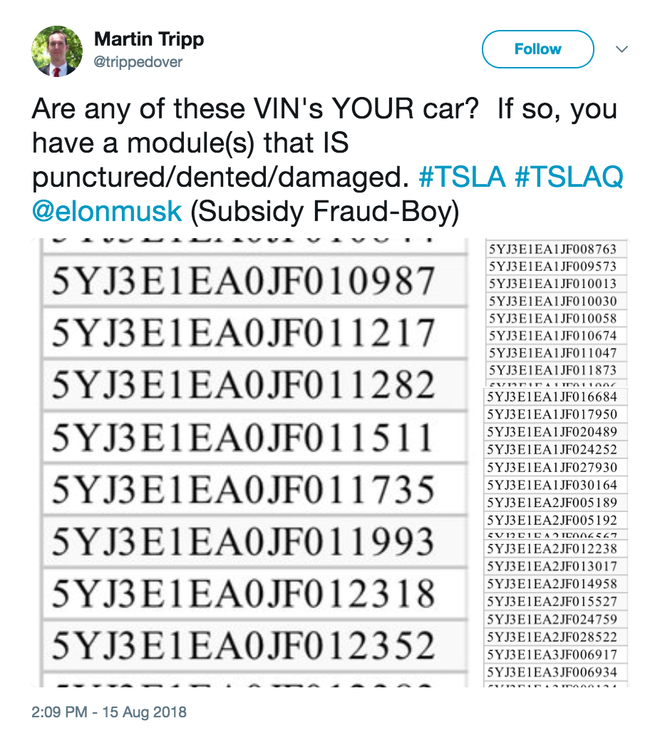 Một người tố giác Tesla đã tweet những hình ảnh về những chiếc pin bị hư hại mà công ty sử dụng trong xe ô tô - Ảnh 3.