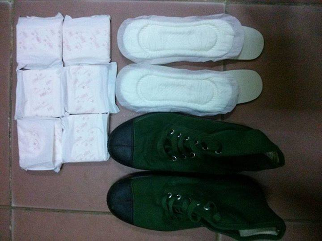 Sử dụng băng vệ sinh để lót giày, các anh bộ đội Việt Nam làm cộng đồng mạng thế giới thán phục vì thông minh sáng tạo - Ảnh 3.