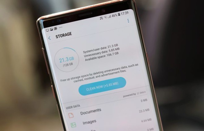 Bạn có thể dùng bao nhiêu không gian lưu trữ với phiên bản Galaxy Note9 128 GB? - Ảnh 1.