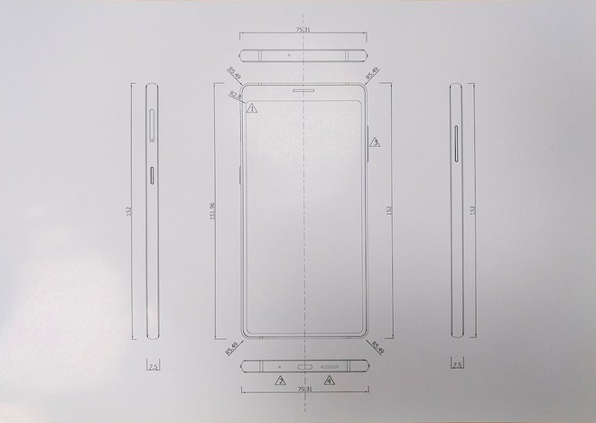 Smartphone Bphone 3 của Bkav lộ thiết kế không “cằm” giống iPhone X - Ảnh 2.