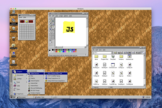 Tải ngay ứng dụng này để trải nghiệm Windows 95 trên cả macOS và Windows - Ảnh 1.