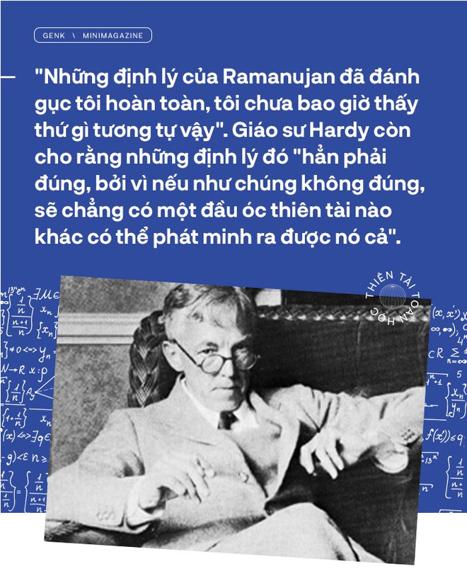 Thiên tài toán học Srinivasa Ramanujan, người đàn ông biết đếm tới vô tận - Ảnh 7.