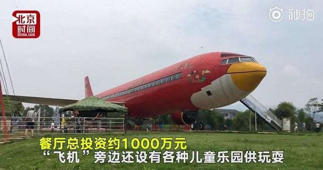 Đại gia Trung Quốc chi 1,5 triệu USD để sơn máy bay hình Angry Bird và mở nhà hàng, bảo tàng bên trong - Ảnh 1.