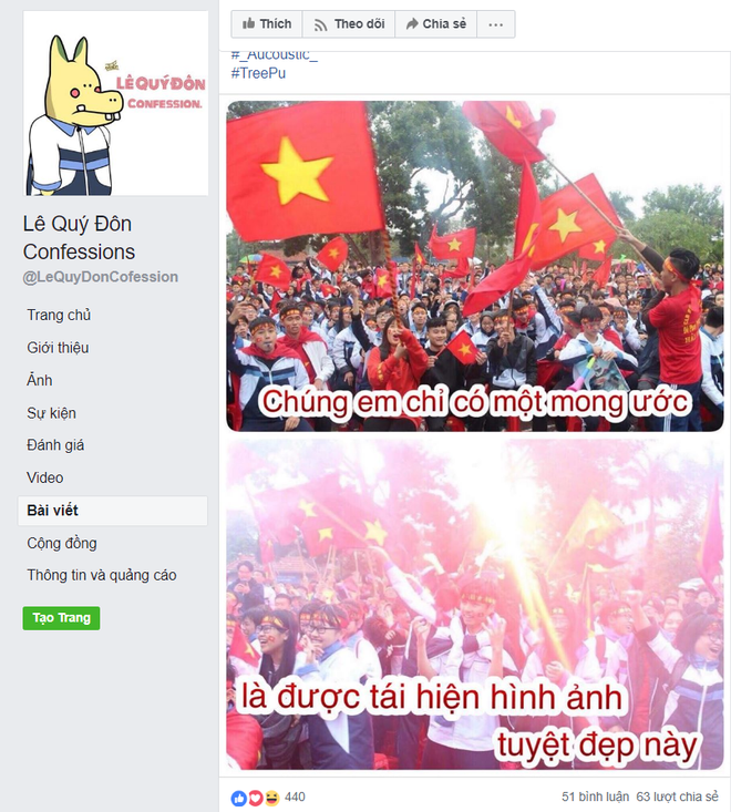 Hàng loạt trường Đại học cho sinh viên nghỉ học, lập đàn cầu nắng để cổ vũ đội tuyển Việt Nam - Ảnh 3.