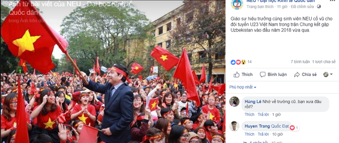 Hàng loạt trường Đại học cho sinh viên nghỉ học, lập đàn cầu nắng để cổ vũ đội tuyển Việt Nam - Ảnh 8.