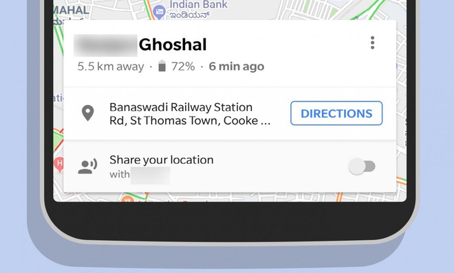 Google Maps giờ đây còn cho biết cả thời lượng pin trên thiết bị khi chia sẻ vị trí - Ảnh 1.
