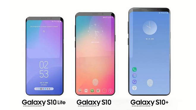 Concept Samsung Galaxy S10 gây bất ngờ vì có tới 3 phiên bản và thiết kế màn hình kiểu mới - Ảnh 1.