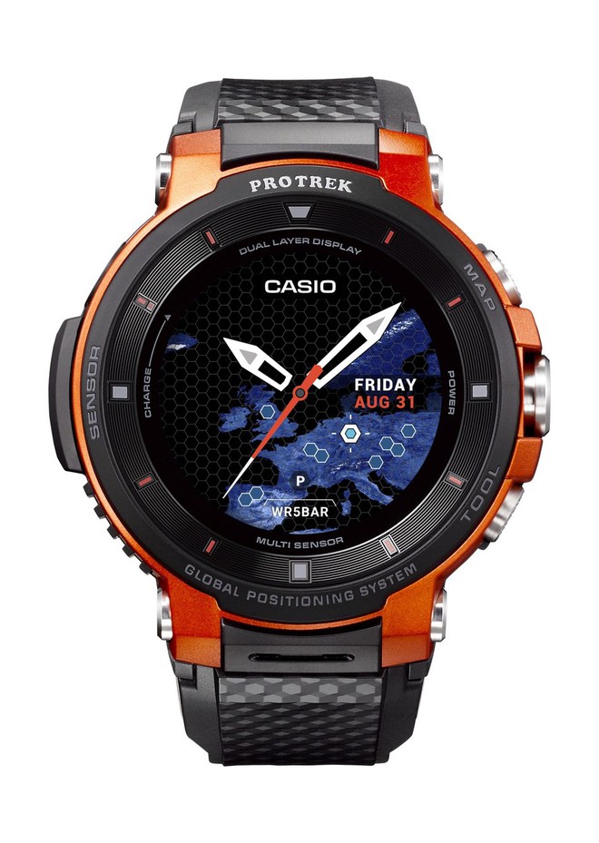 [IFA 2018] Casio ra mắt smartwatch Pro Trek thế hệ thứ 3, chạy Wear OS, pin 1 tháng, giá 12,7 triệu - Ảnh 1.