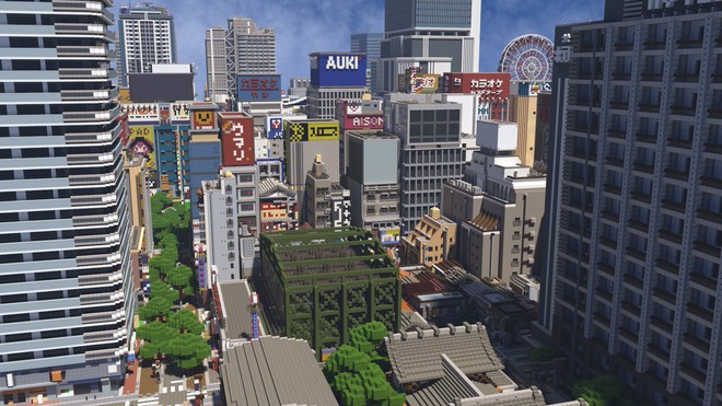 Ngỡ như đô thị sầm uất ở Nhật, loạt ảnh này lại được chụp trong Minecraft - Ảnh 6.
