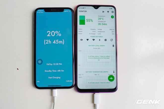 Đọ tốc độ sạc nhanh của Oppo F9 với iPhone X: có được như quảng cáo? - Ảnh 7.