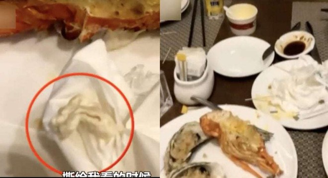 Trung Quốc: Thực khách tìm thấy bã kẹo cao su trong tôm hùm, nhà hàng bảo Chắc nó nuốt phải thôi - Ảnh 1.