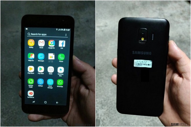 Cuối cùng hình hài của chiếc smartphone chạy Android Go đầu tiên của Samsung đã lộ diện - Ảnh 1.