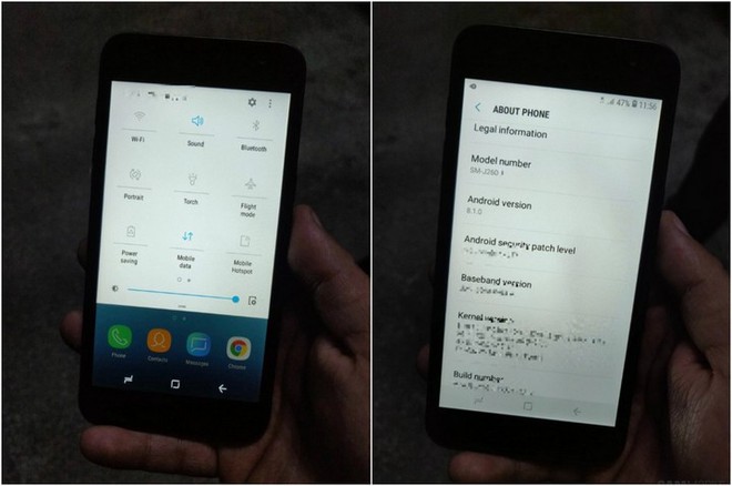 Cuối cùng hình hài của chiếc smartphone chạy Android Go đầu tiên của Samsung đã lộ diện - Ảnh 2.