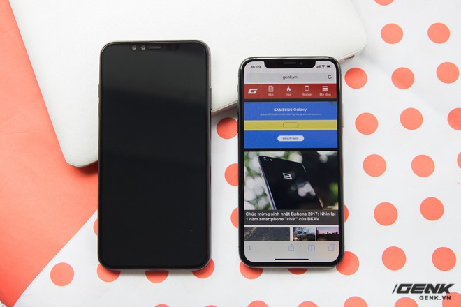 Trên tay mô hình iPhone X Plus đầu tiên tại VN và so sánh với iPhone X - Ảnh 7.