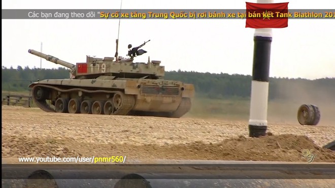 Xe tăng Trung Quốc liên tiếp gặp sự cố tại Tank Biathlon: 2018 lăn đùng ra chết, 2016 rụng bánh khi đang chạy - Ảnh 8.
