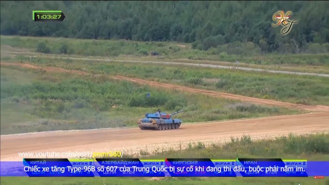 Xe tăng Trung Quốc liên tiếp gặp sự cố tại Tank Biathlon: 2018 lăn đùng ra chết, 2016 rụng bánh khi đang chạy - Ảnh 1.