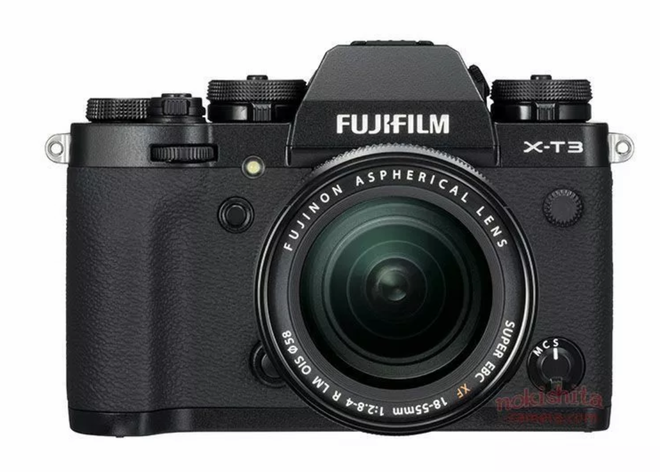 Fujifilm X-T3 lộ ảnh render chính thức trước ngày ra mắt - Ảnh 1.