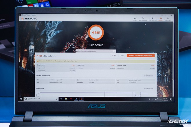 Cận cảnh laptop chơi game Asus F560 giá rẻ cho học sinh, sinh viên: GTX 1050, viền mỏng NanoEdge, sạc nhanh 50% trong 39 phút - Ảnh 15.