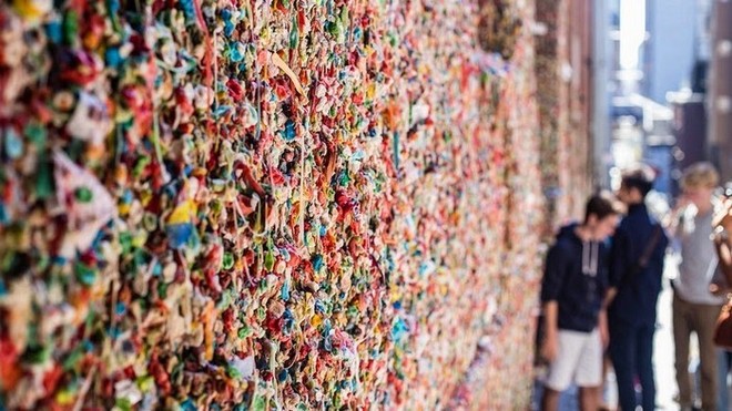 Thay vì vứt ra đường, người Mỹ dùng bã kẹo cao su tạo nên những bức tường nghệ thuật vô cùng độc đáo - Ảnh 7.