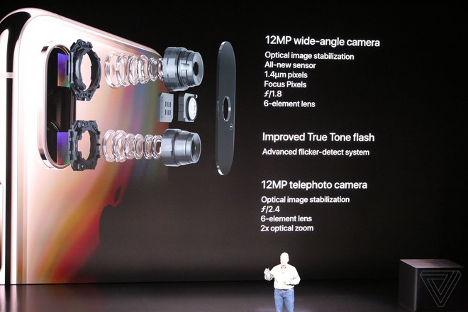 Apple ra mắt iPhone XS và iPhone XS Max: Hỗ trợ 2 SIM, chip A12 Bionic, bộ nhớ trong 512GB, chống nước IP68, thêm màu vàng, giá cao nhất 1449 USD - Ảnh 15.