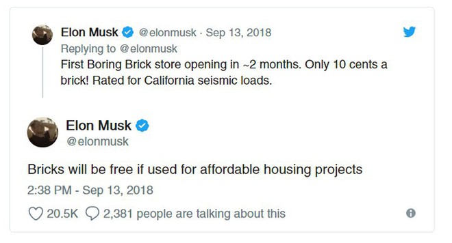 Elon Musk khẳng định sẽ sớm bán gạch sinh học, giá chỉ từ 2.325 đồng/viên, miễn phí cho công trình nhà ở giá rẻ - Ảnh 2.