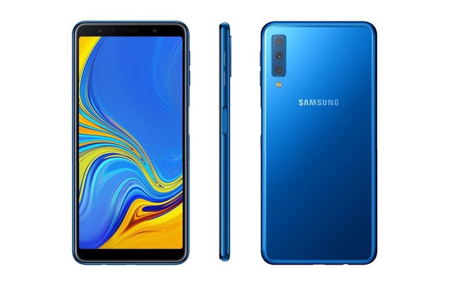 Samsung chính thức trình làng Galaxy A7 (2018), 3 camera sau, cảm biến vân tay ở bên sườn - Ảnh 1.