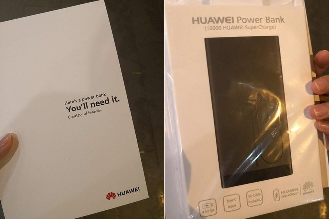 Chê iPhone pin yếu, Huawei cử nhân viên mang sạc dự phòng giá 72 USD tặng cho các iFan đang chờ mua iPhone mới - Ảnh 1.
