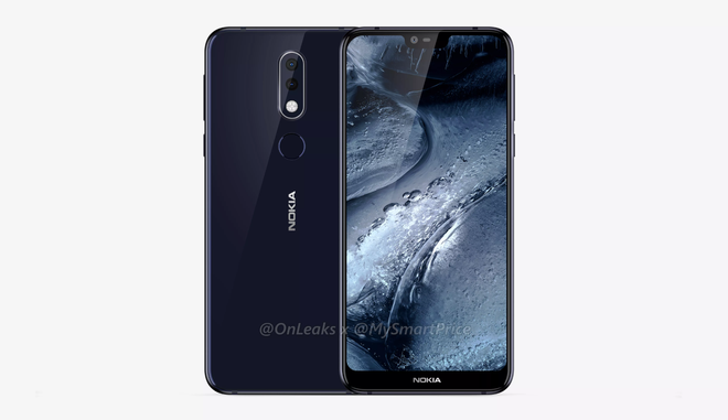 Ảnh render của Nokia 7.1 Plus rò rỉ: có tai thỏ và camera kép - Ảnh 1.