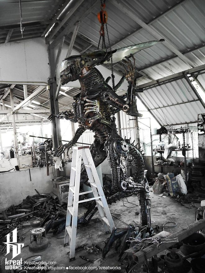 Tìm hồn trong sắt vụn, công ty Thái Lan hái ra tiền nhờ những mô hình đầy nghệ thuật - Ảnh 43.